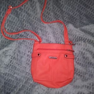 Coral Rosetti Magnetic Snap Crossbody Purse